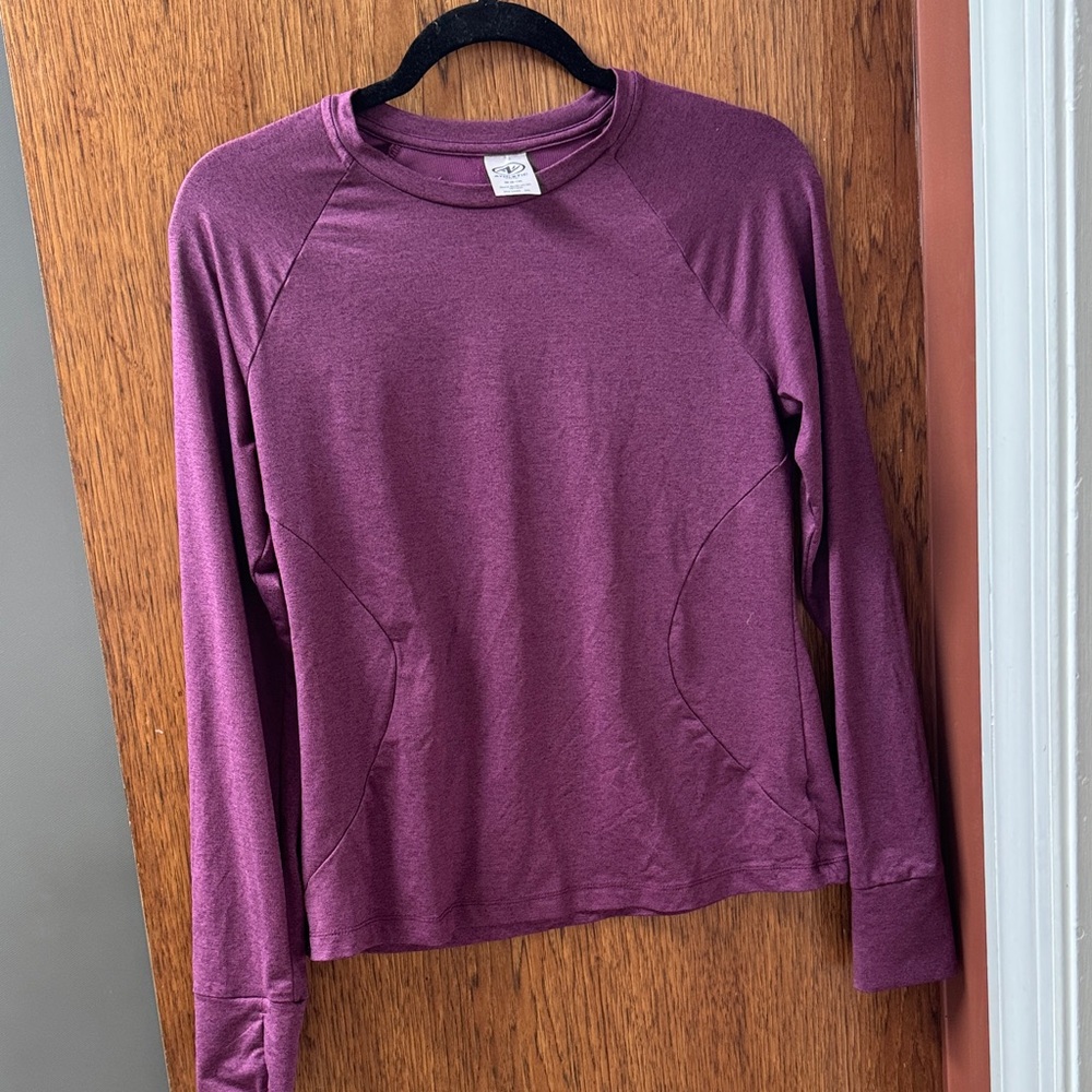 Athletic Works Purple Crew Neck Top